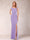 Sheath/Column V-Neck Sleeveless Ruched Mother of the Bride Dresses with Split Side & Bow(s)
