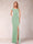 Sheath/Column V-Neck Sleeveless Ruched Mother of the Bride Dresses with Split Side & Bow(s)