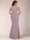 Sheath/Column V-Neck Sleeveless Ruched Plus Size Mother of the Bride Dresses with Split Side & Bow(s)