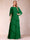 A-Line/Princess Scoop Half Sleeves Mother of the Bride Dresses with Ruffles & Beading