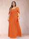 A-Line/Princess Scoop Half Sleeves Plus Size Mother of the Bride Dresses with Appliques & Ruffles