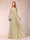 A-Line/Princess Scoop 3/4 Sleeves Chiffon Mother of the Bride Dresses with Appliques & Ruffles