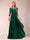 A-Line/Princess Scoop 3/4 Sleeves Chiffon Mother of the Bride Dresses with Appliques & Ruffles