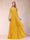 A-Line/Princess Scoop 3/4 Sleeves Chiffon Mother of the Bride Dresses with Appliques & Ruffles