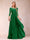 A-Line/Princess Scoop 3/4 Sleeves Chiffon Mother of the Bride Dresses with Appliques & Ruffles