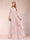 A-Line/Princess Scoop 3/4 Sleeves Chiffon Mother of the Bride Dresses with Appliques & Ruffles