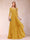 A-Line/Princess Scoop 3/4 Sleeves Chiffon Mother of the Bride Dresses with Appliques & Ruffles