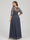 A-Line/Princess Scoop 3/4 Sleeves Chiffon Plus Size Mother of the Bride Dresses with Appliques & Ruffles