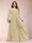A-Line/Princess Scoop 3/4 Sleeves Chiffon Plus Size Mother of the Bride Dresses with Appliques & Ruffles