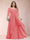 A-Line/Princess Scoop 3/4 Sleeves Chiffon Plus Size Mother of the Bride Dresses with Appliques & Ruffles