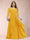 A-Line/Princess Scoop 3/4 Sleeves Chiffon Plus Size Mother of the Bride Dresses with Appliques & Ruffles