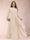 A-Line/Princess Scoop 3/4 Sleeves Chiffon Plus Size Mother of the Bride Dresses with Appliques & Ruffles