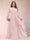 A-Line/Princess Scoop 3/4 Sleeves Chiffon Plus Size Mother of the Bride Dresses with Appliques & Ruffles