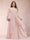 A-Line/Princess Scoop 3/4 Sleeves Chiffon Plus Size Mother of the Bride Dresses with Appliques & Ruffles