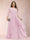 A-Line/Princess Scoop 3/4 Sleeves Chiffon Plus Size Mother of the Bride Dresses with Appliques & Ruffles