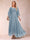 A-Line/Princess Scoop 3/4 Sleeves Ankle-Length Mother of the Bride Dresses with Appliques