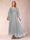 A-Line/Princess Scoop 3/4 Sleeves Ankle-Length Mother of the Bride Dresses with Appliques