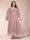 A-Line/Princess Scoop 3/4 Sleeves Ankle-Length Plus Size Mother of the Bride Dresses with Appliques
