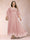 A-Line/Princess Scoop 3/4 Sleeves Ankle-Length Plus Size Mother of the Bride Dresses with Appliques