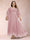 A-Line/Princess Scoop 3/4 Sleeves Ankle-Length Plus Size Mother of the Bride Dresses with Appliques