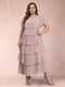 A-Line/Princess Scoop Short Sleeves Plus Size Mother of the Bride Dresses with Ruffles