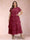 A-Line/Princess Scoop Short Sleeves Plus Size Mother of the Bride Dresses with Ruffles