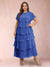 A-Line/Princess Scoop Short Sleeves Plus Size Mother of the Bride Dresses with Ruffles