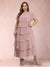 A-Line/Princess Scoop Short Sleeves Plus Size Mother of the Bride Dresses with Ruffles