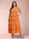A-Line/Princess Scoop Short Sleeves Plus Size Mother of the Bride Dresses with Ruffles