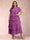 A-Line/Princess Scoop Short Sleeves Plus Size Mother of the Bride Dresses with Ruffles
