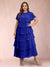 A-Line/Princess Scoop Short Sleeves Plus Size Mother of the Bride Dresses with Ruffles