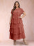 A-Line/Princess Scoop Short Sleeves Plus Size Mother of the Bride Dresses with Ruffles