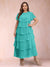 A-Line/Princess Scoop Short Sleeves Plus Size Mother of the Bride Dresses with Ruffles