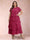 A-Line/Princess Scoop Short Sleeves Plus Size Mother of the Bride Dresses with Ruffles