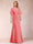 A-Line/Princess Scoop Black Chiffon Mother of the Bride Dresses with Appliques & Ruffles