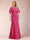 A-Line/Princess Scoop Black Chiffon Mother of the Bride Dresses with Appliques & Ruffles