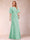 A-Line/Princess Scoop Black Chiffon Mother of the Bride Dresses with Appliques & Ruffles