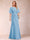 A-Line/Princess Scoop Black Chiffon Mother of the Bride Dresses with Appliques & Ruffles