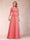Sparkly A-Line/Princess Scoop Ruched Mother of the Bride Dresses with Appliques & Rhinestone
