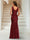 Sparkly Trumpet/Mermaid V-Neck Sleeveless Floor-Length Bridesmaid Dresses