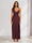 Sheath/Column V-Neck Ruched Ankle-Length Satin Evening Dresses