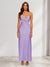 Sheath/Column V-Neck Ruched Ankle-Length Satin Evening Dresses