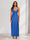 Sheath/Column V-Neck Ruched Ankle-Length Satin Evening Dresses
