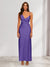 Sheath/Column V-Neck Ruched Ankle-Length Satin Evening Dresses