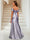Trumpet/Mermaid Sweetheart Sleeveless Ruched Evening Dresses with Ruffles