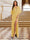 A-Line/Princess Plunging Neck Short Sleeves Sequin Evening Dresses with Split Side