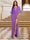 A-Line/Princess Plunging Neck Short Sleeves Sequin Evening Dresses with Split Side