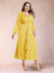 A-Line/Princess Crossover V-Neck Long Sleeves Ruffled Plus Size Evening Dresses