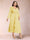 A-Line/Princess Crossover V-Neck Long Sleeves Ruffled Plus Size Evening Dresses