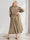 A-Line/Princess Plunging V-Neck Long Sleeves Wrap Plus Size Bridesmaid Dresses